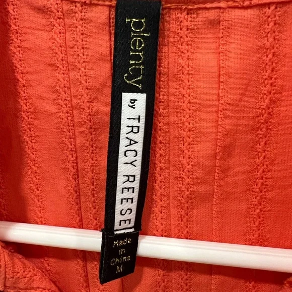 SALE 🌟 Tracy Reese Orange Ruffle Crop Top Women’s Size Medium - Picture 5 of 5